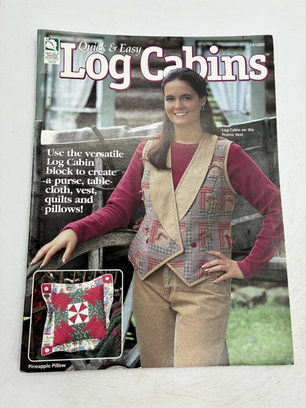 Quick & Easy Log Cabins Quilting Pattern Magazine House of White Birches 141060